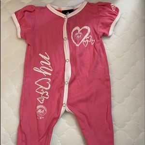 Adidas Mets onesie for baby girl